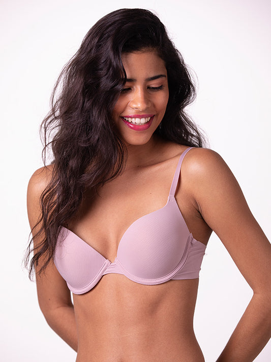 Super comfy Stripes push up molded bra